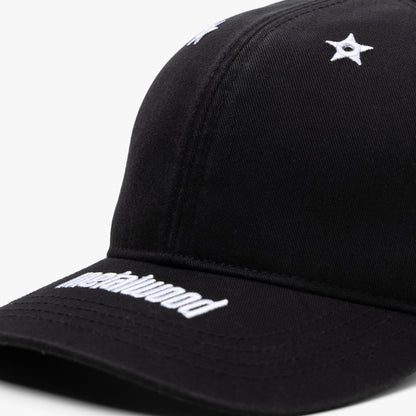 Metalwood Starshot 6-Panel Strapback Hat / Black