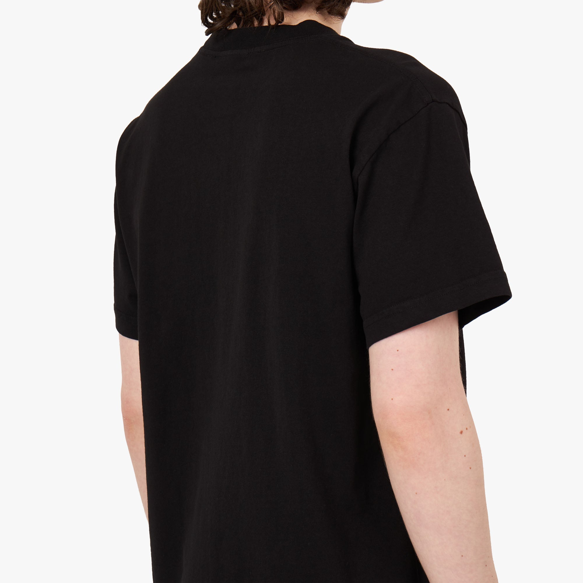 Metalwood Fringe T-shirt / Black