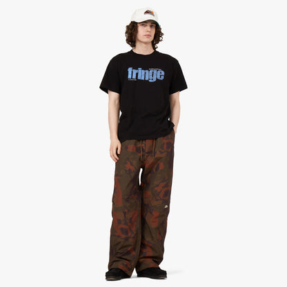 Metalwood Fringe T-shirt / Black