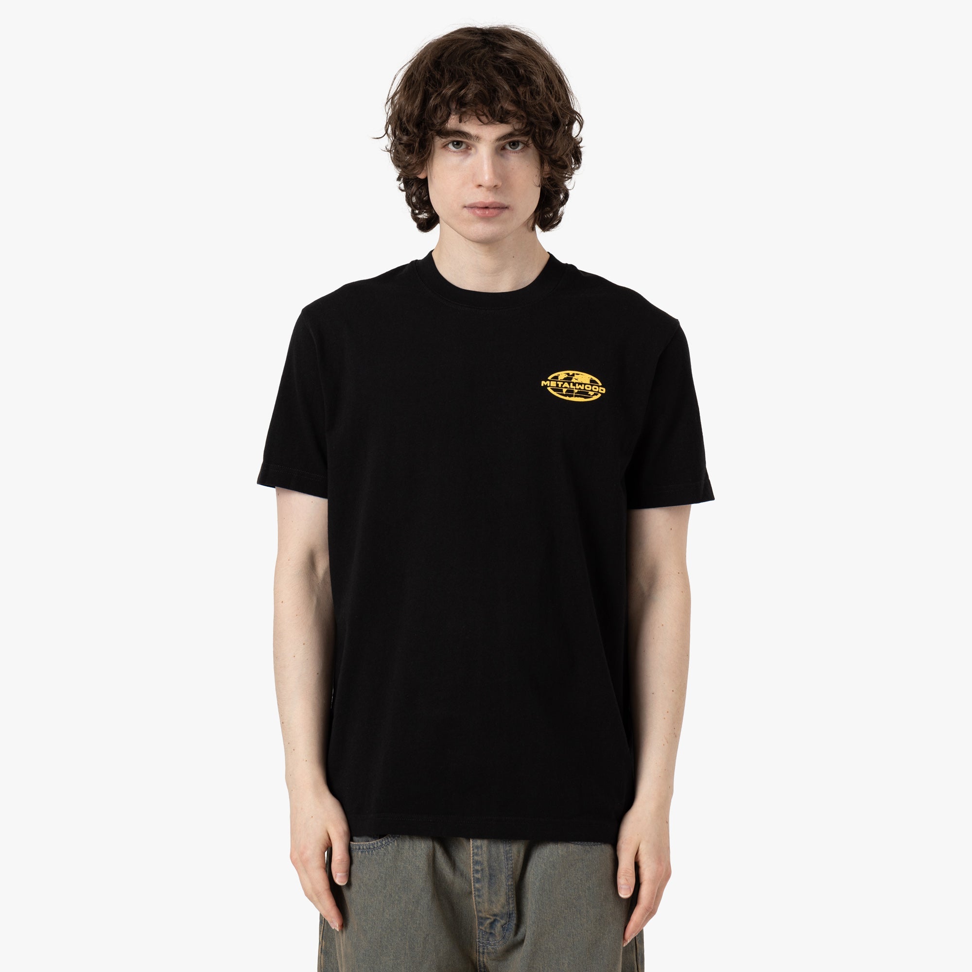 Metalwood 300 Yards T-Shirt / Overdyed Black