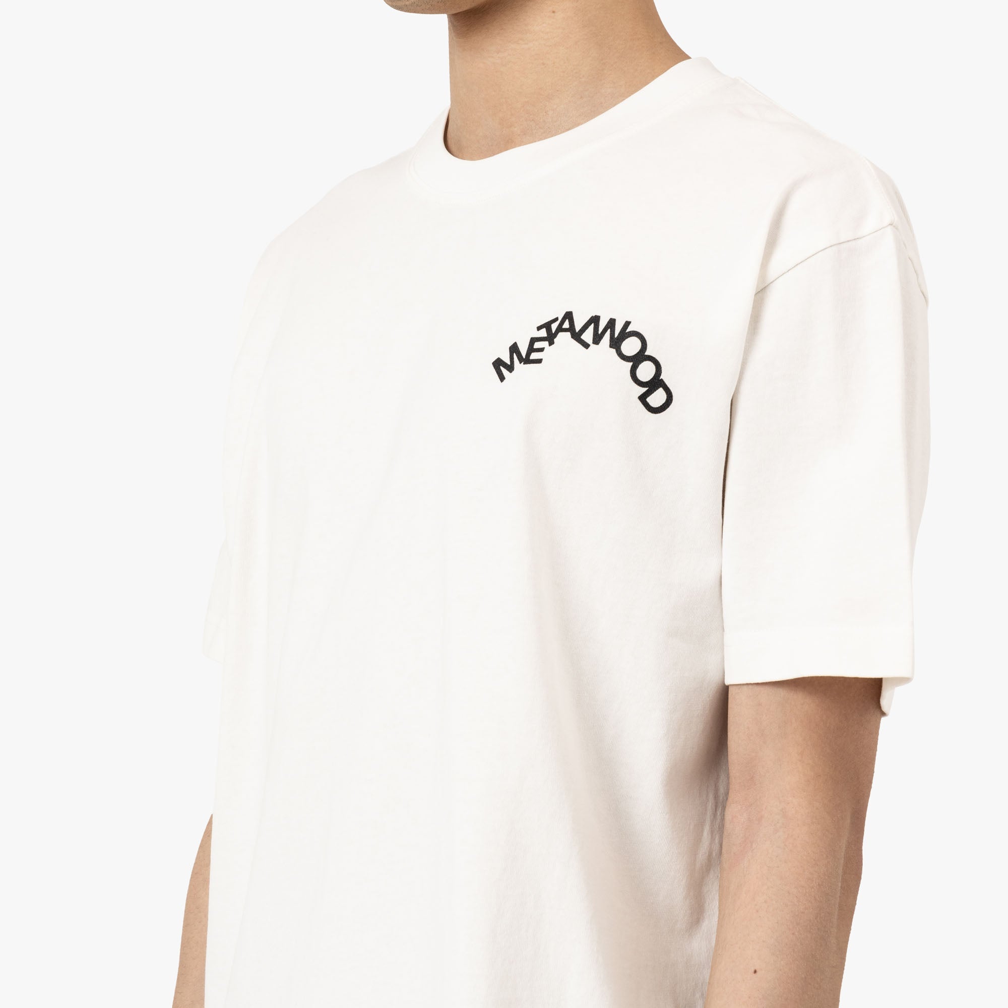 Metalwood Jumbled T-Shirt / White