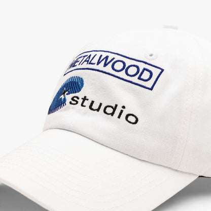 Metalwood Network Strapback Hat White