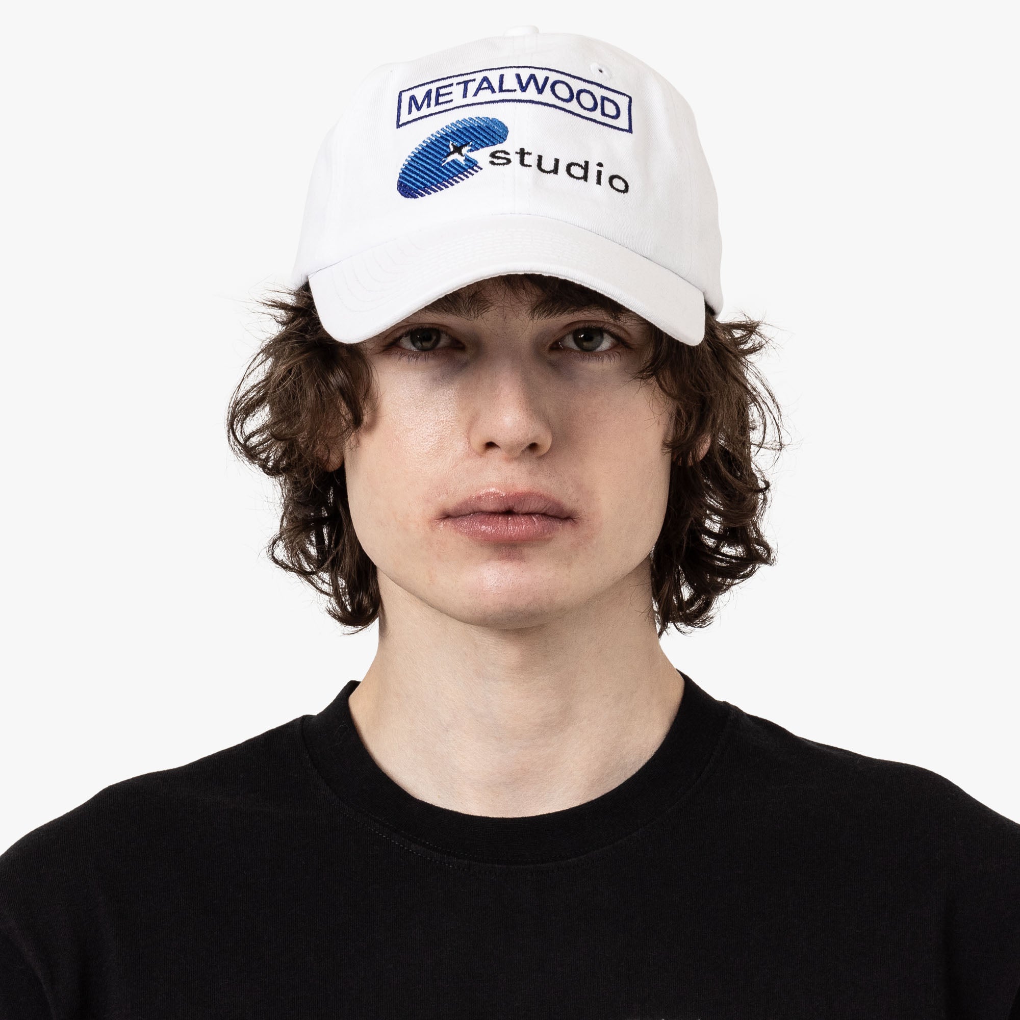 Metalwood Network Strapback Hat White