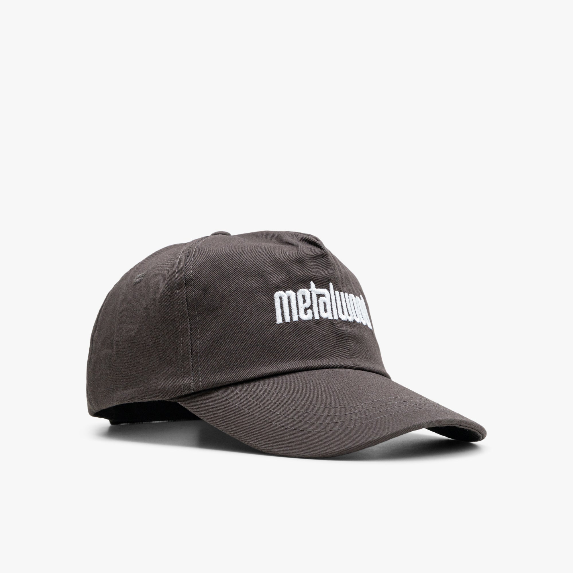 Metalwood Logo 5-Panel Hat Brown