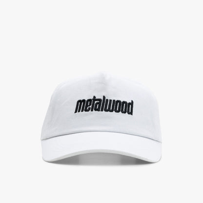 Metalwood Logo 5-Panel Hat White