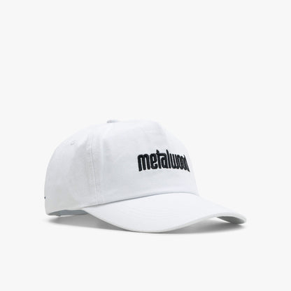 Metalwood Logo 5-Panel Hat White