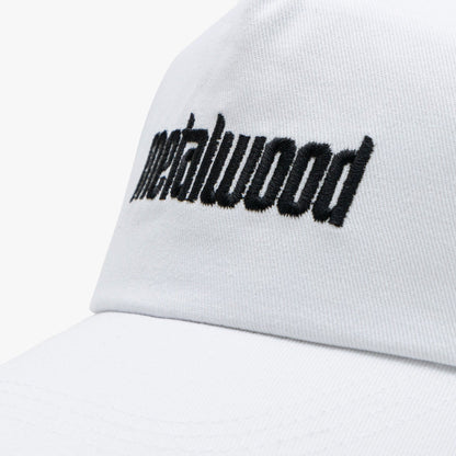 Metalwood Logo 5-Panel Hat White