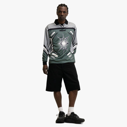 Metalwood X-Games LS Jersey Steel / Moss