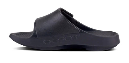 UNISEX OOFOS OOAHH SPORT FLEX SLIDE | MATTE BLACK