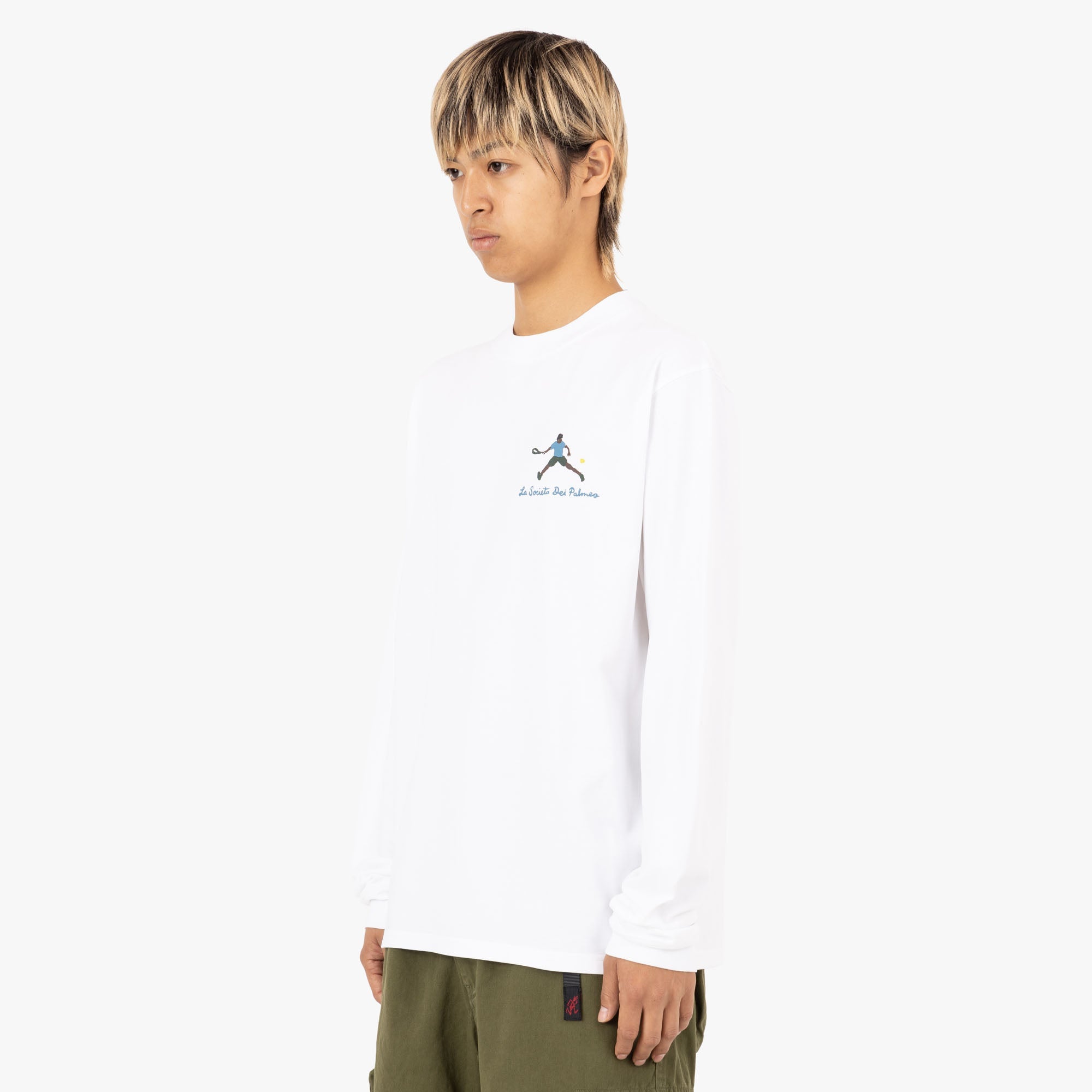Palmes Societ� LS T-Shirt / White