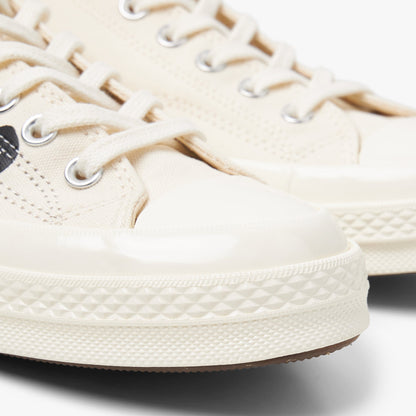 Converse x COMME des GARÇONS PLAY Chuck 70 Ox / Multi Heart Beige