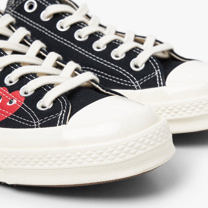 Converse x COMME des GARÇONS PLAY Chuck Taylor Ox / Multi Heart Black