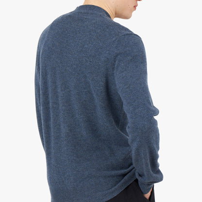 COMME des GAR�ONS PLAY Small Red Heart Cardigan / Navy
