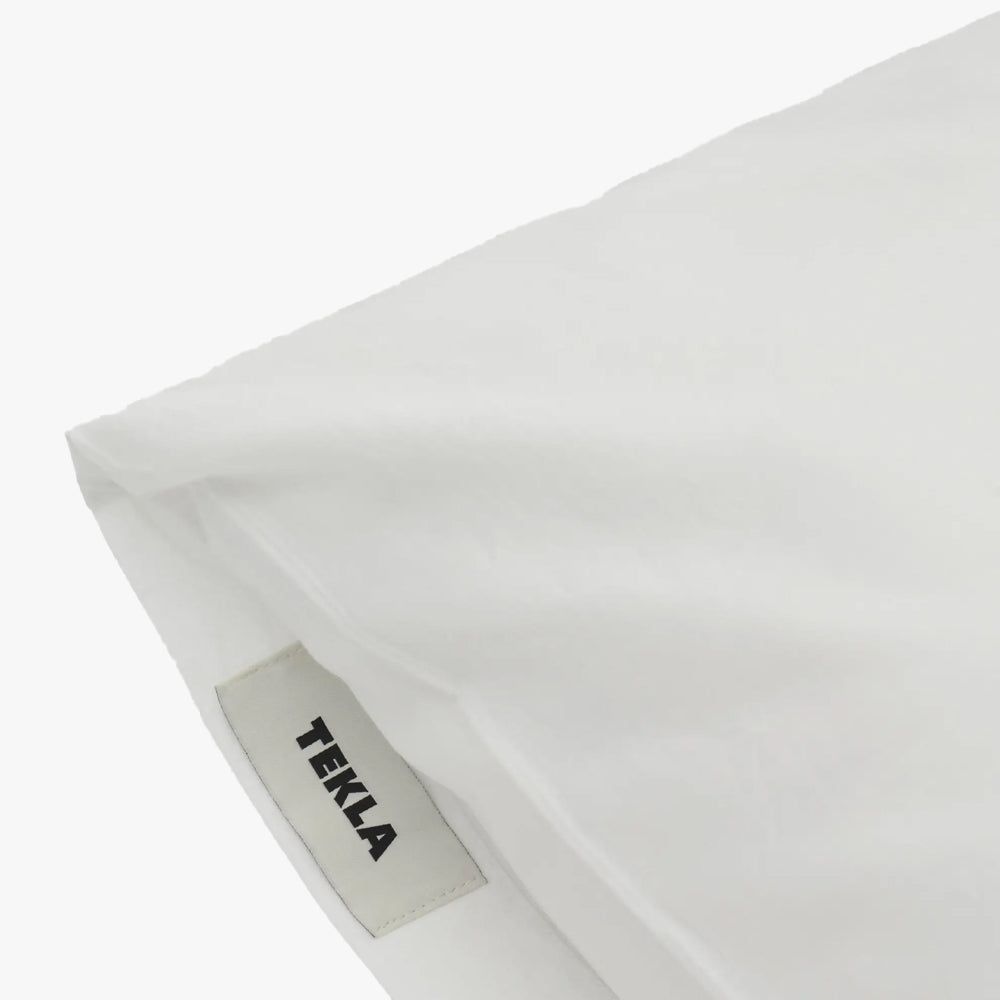 Tekla Cotton Percale Pillowcase / Broken White