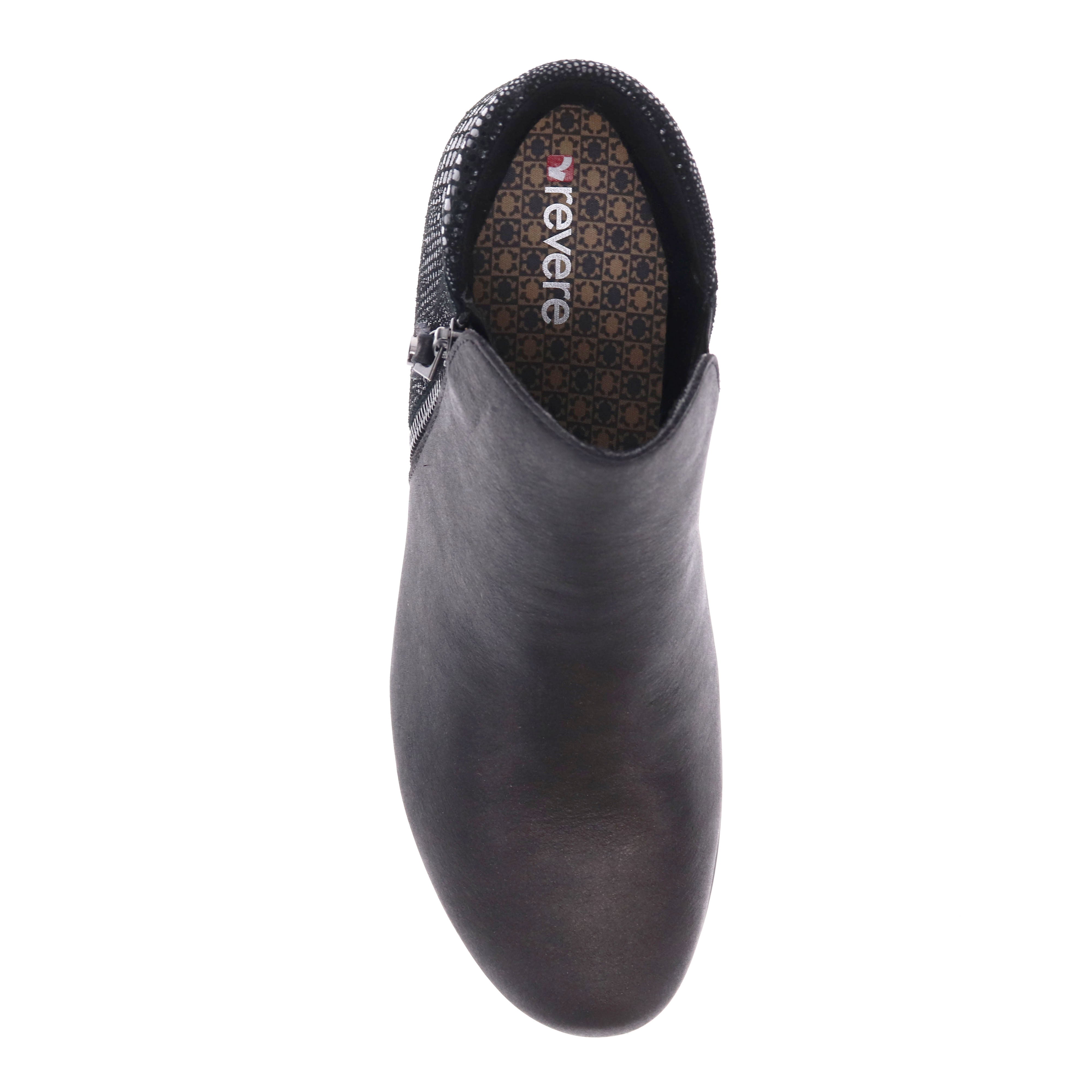 WOMEN'S REVERE DAMASCUS BOOT | ONYX / BLACK LIZARD