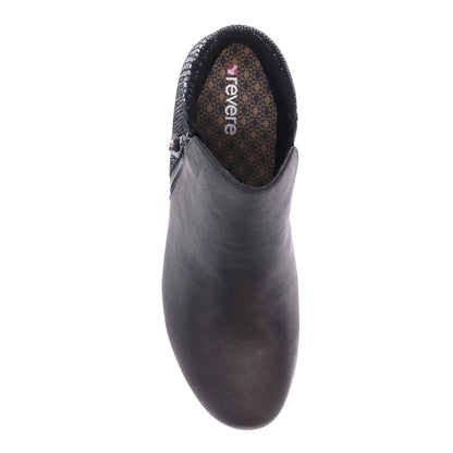 WOMEN'S REVERE DAMASCUS BOOT | ONYX / BLACK LIZARD