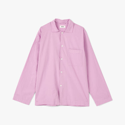 Tekla Poplin Long Sleeve Shirt / Purple Pink