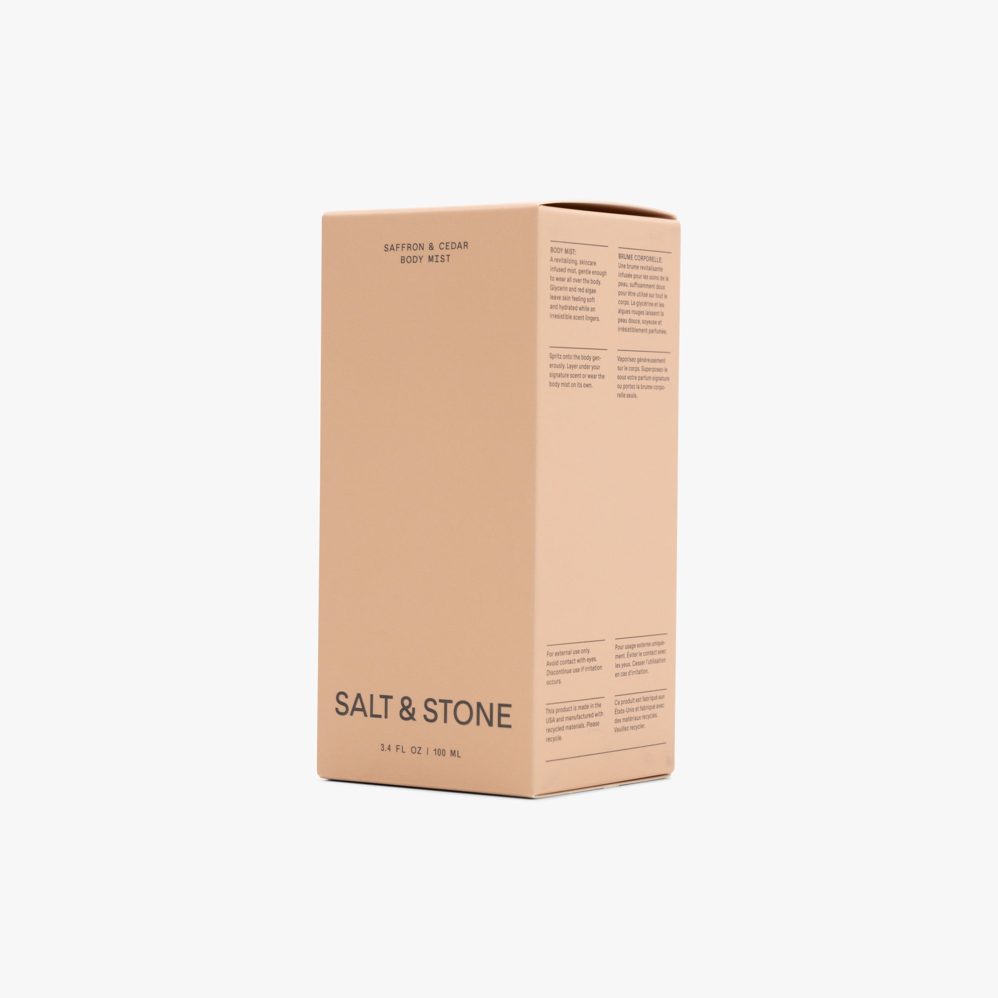 Salt & Stone Body Mist / Saffron & Cedar