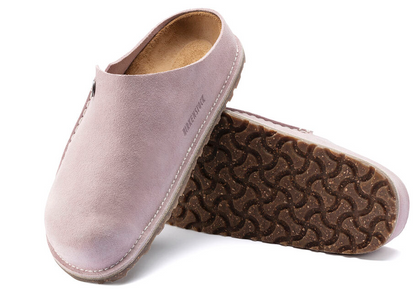 UNISEX BIRKENSTOCK ZERMATT PREMIUM SUEDE CLOG |  LAVENDER / BLUSH