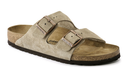 UNISEX BIRKENSTOCK ARIZONA SUEDE LEATHER | TAUPE