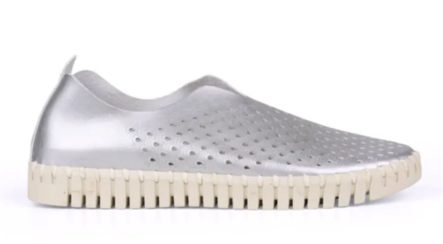 WOMEN'S ILSE JACOBSEN TULIP SLIP-ON | SILVER