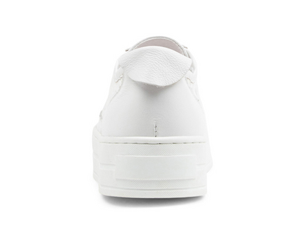 WOMEN'S DJANGO & JULIETTE FADERS-DJ | WHITE LEATHER FLOWER
