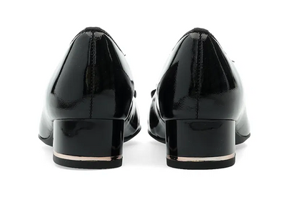 WOMEN'S ARA BLOCK HEEL PUMP | BLACK