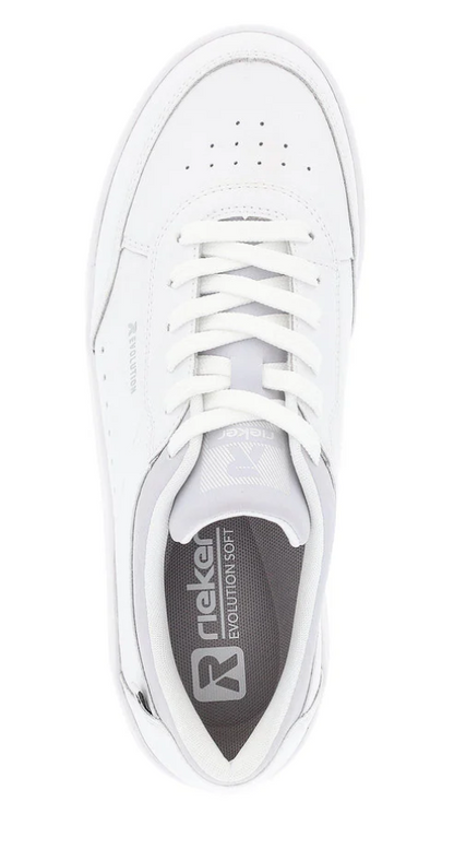 WOMEN'S RIEKER ADELIA 10 | WHITE / LILAC