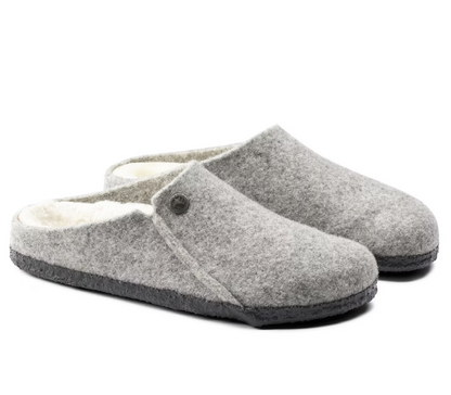 UNISEX BIRKENSTOCK ZERMATT RIVET SHEARLING | LIGHT GRAY