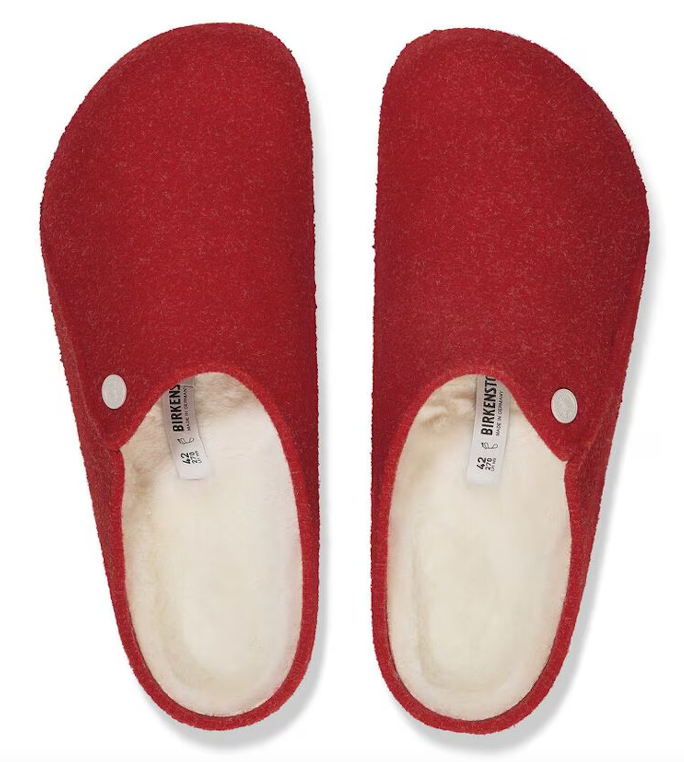 UNISEX BIRKENSTOCK ZERMATT RIVET SHEARLING | ACTIVE RED