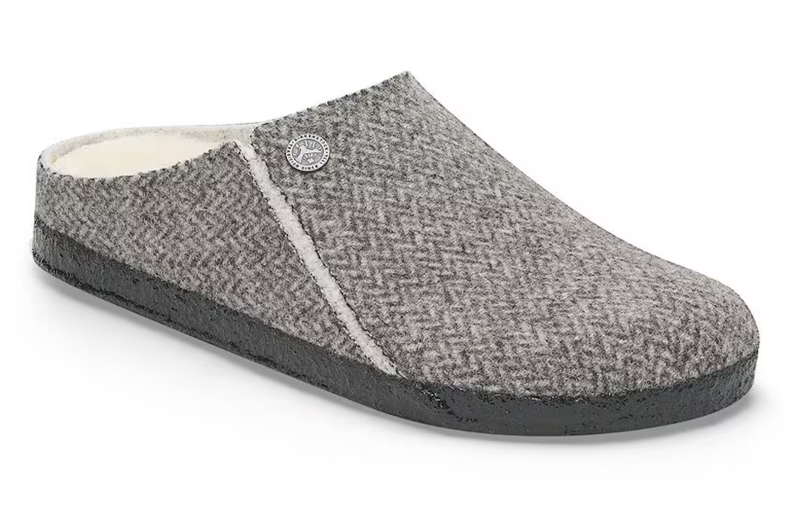 UNISEX BIRKENSTOCK ZERMATT RIVET SHEARLING | HERRINGBONE GRAY