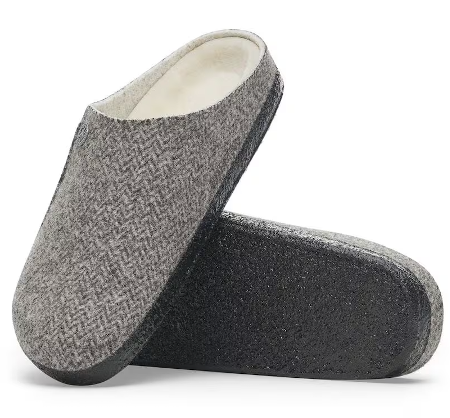 UNISEX BIRKENSTOCK ZERMATT RIVET SHEARLING | HERRINGBONE GRAY