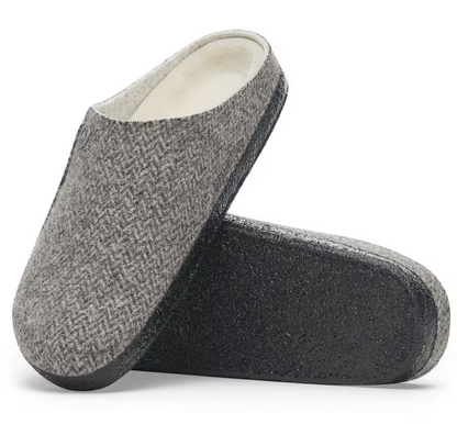 UNISEX BIRKENSTOCK ZERMATT RIVET SHEARLING | HERRINGBONE GRAY