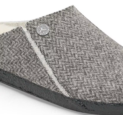 UNISEX BIRKENSTOCK ZERMATT RIVET SHEARLING | HERRINGBONE GRAY