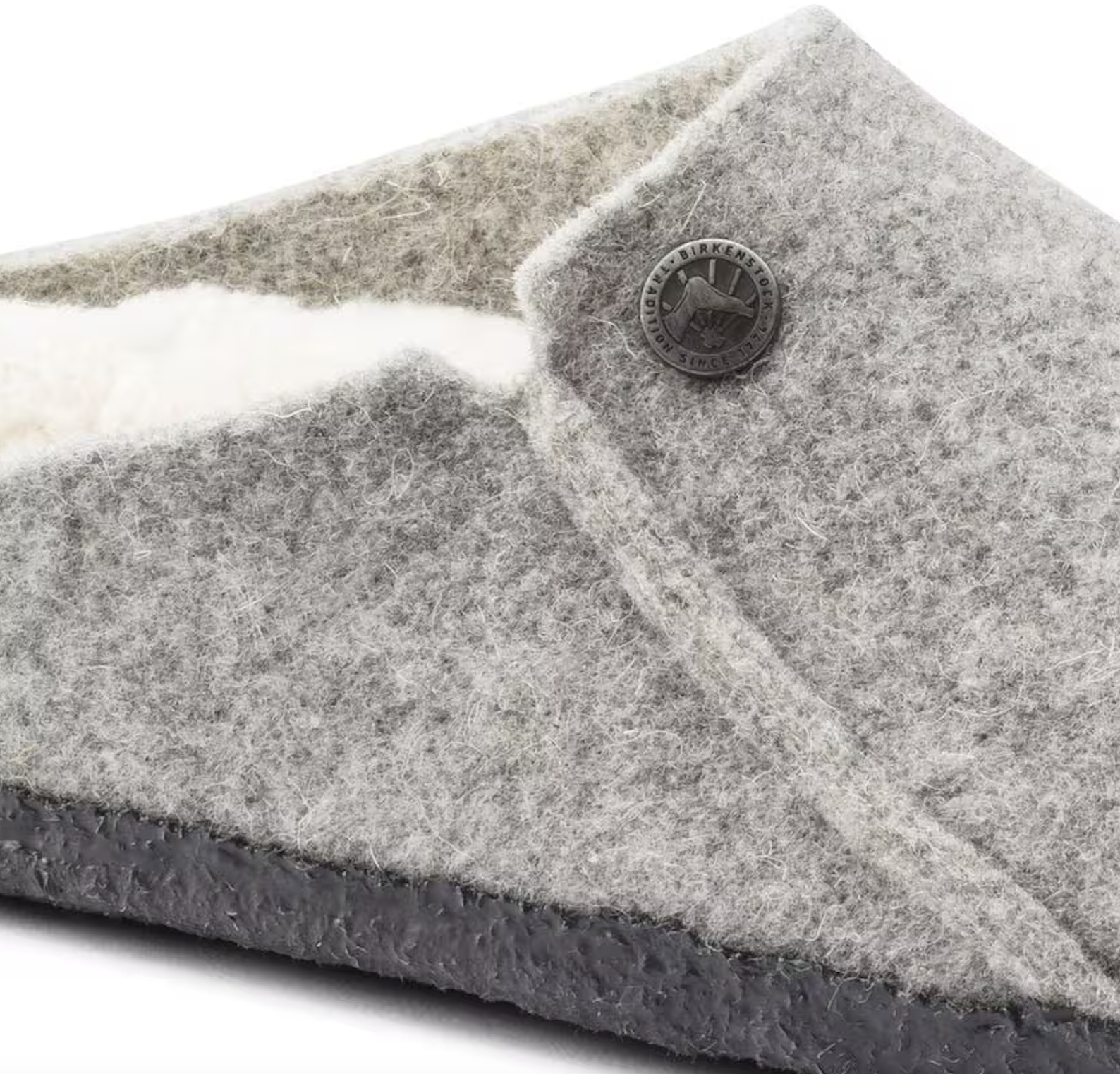 UNISEX BIRKENSTOCK ZERMATT RIVET SHEARLING | LIGHT GRAY