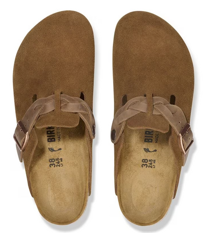 UNISEX BIRKENSTOCK BOSTON BRAIDED | MINK