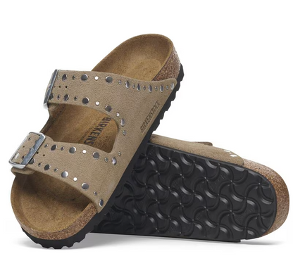 WOMEN'S BIRKENSTOCK ARIZONA RIVET | TAUPE
