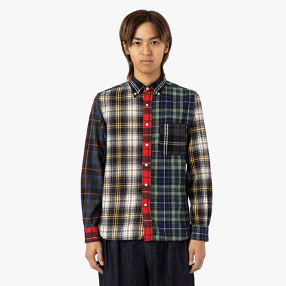 BEAMS PLUS B.D. Check Panel / Black