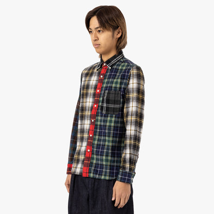 BEAMS PLUS B.D. Check Panel / Black