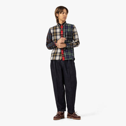 BEAMS PLUS B.D. Check Panel / Black
