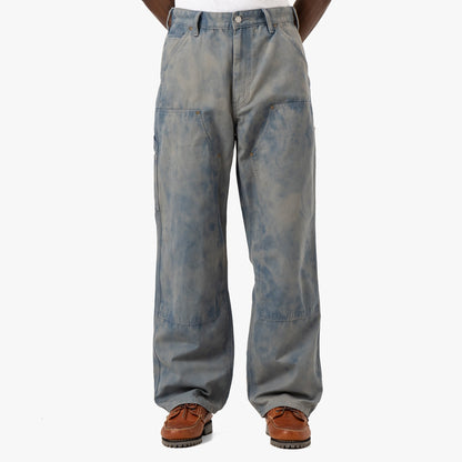 thisisneverthat Bleached Double Knee Pant / Blue