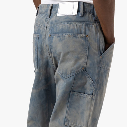 thisisneverthat Bleached Double Knee Pant / Blue