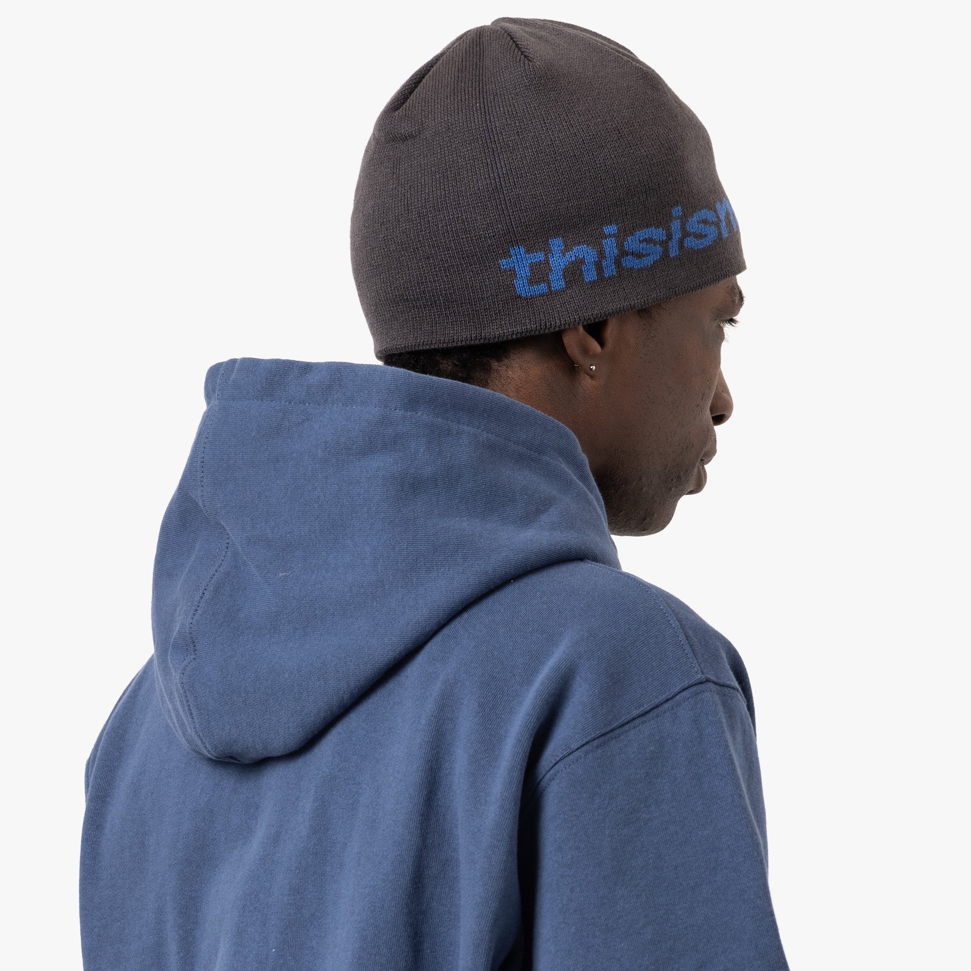 thisisneverthat SP-Logo No Cuff Beanie / Charcoal