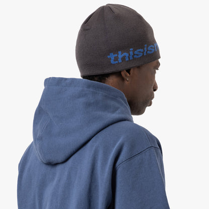 thisisneverthat SP-Logo No Cuff Beanie / Charcoal