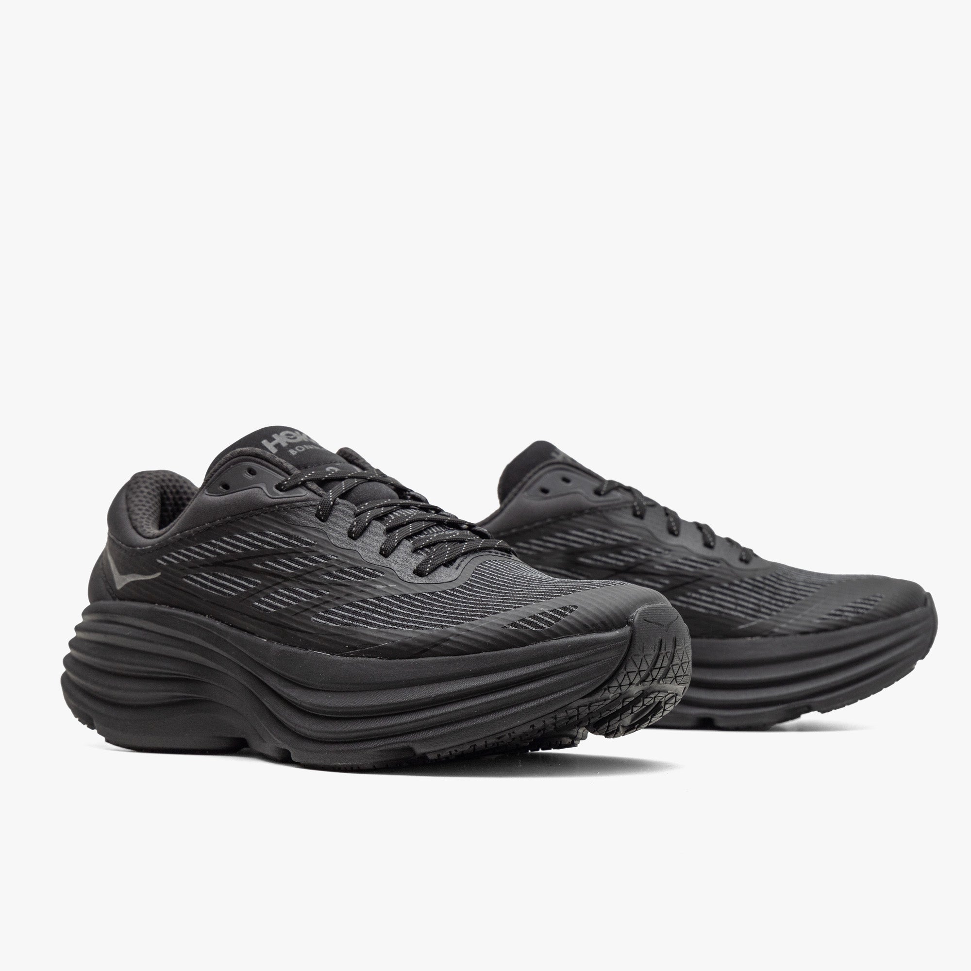 Hoka Bondi 8 TS Caged / Black / Black
