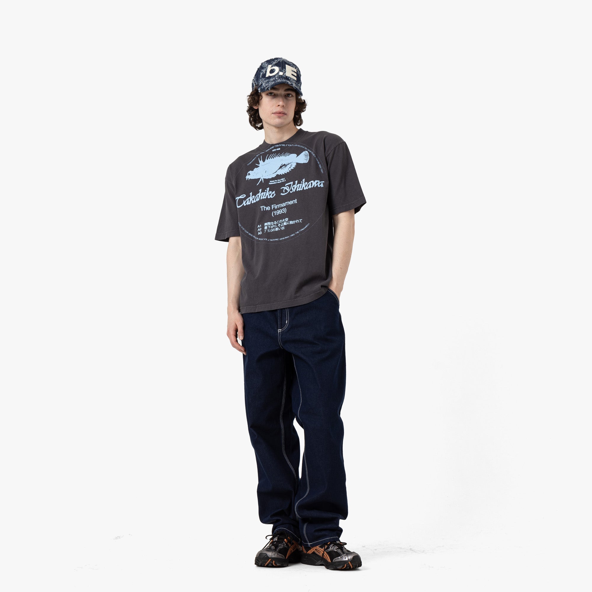 b.Eautiful Takahiko T-Shirt / Dolphin Blue