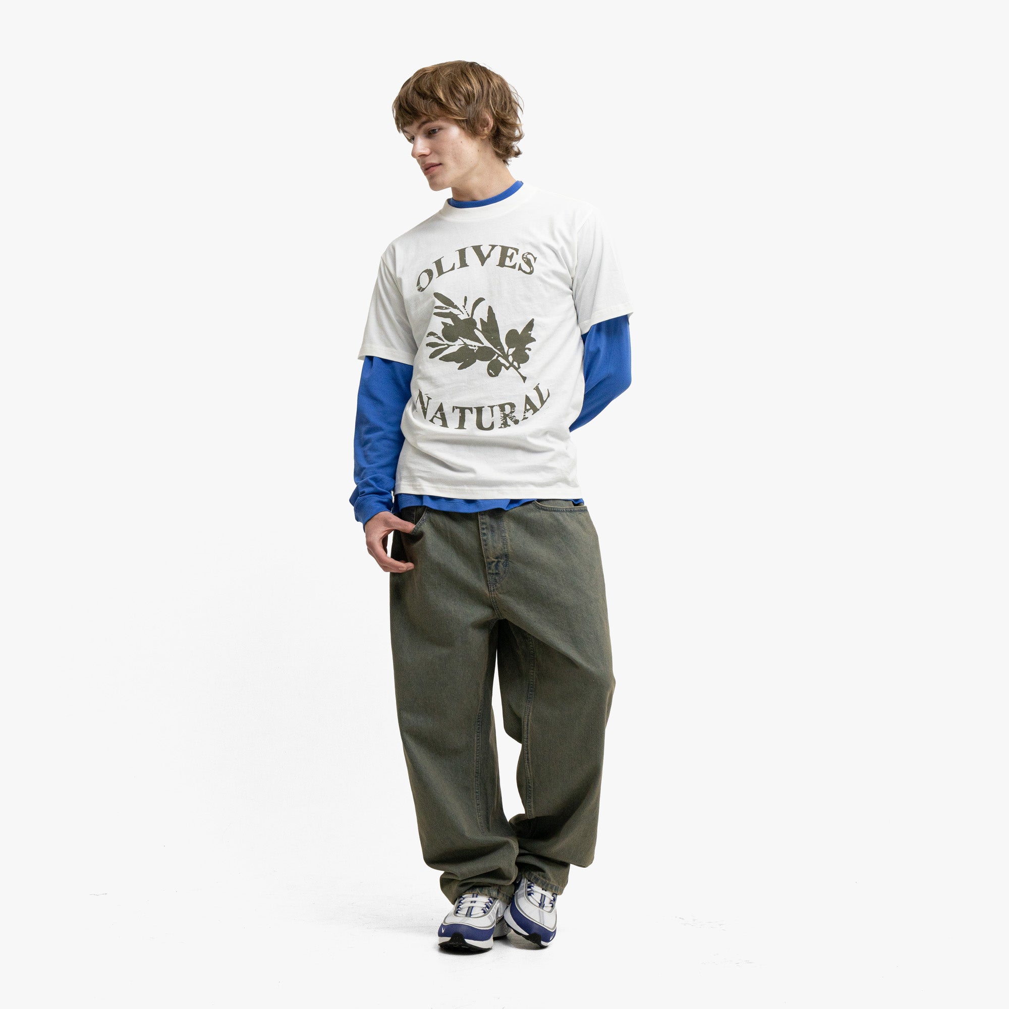 Museum Of Peace & Quiet Olives T-Shirt White