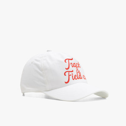 Balmoral Track & Field 5-Panel Hat White / Red