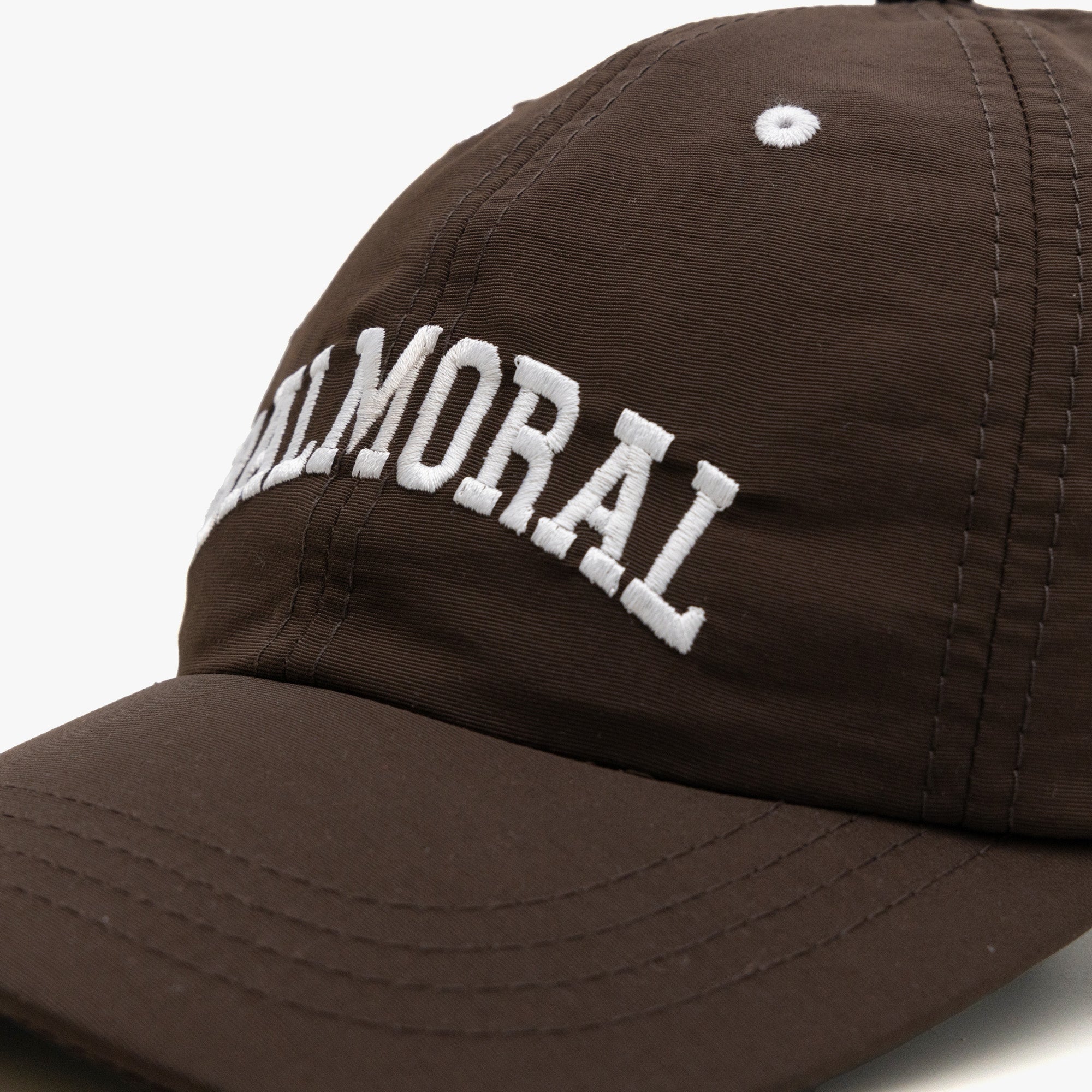 Balmoral Aberdeen 6 Panel Hat Chocolate / White