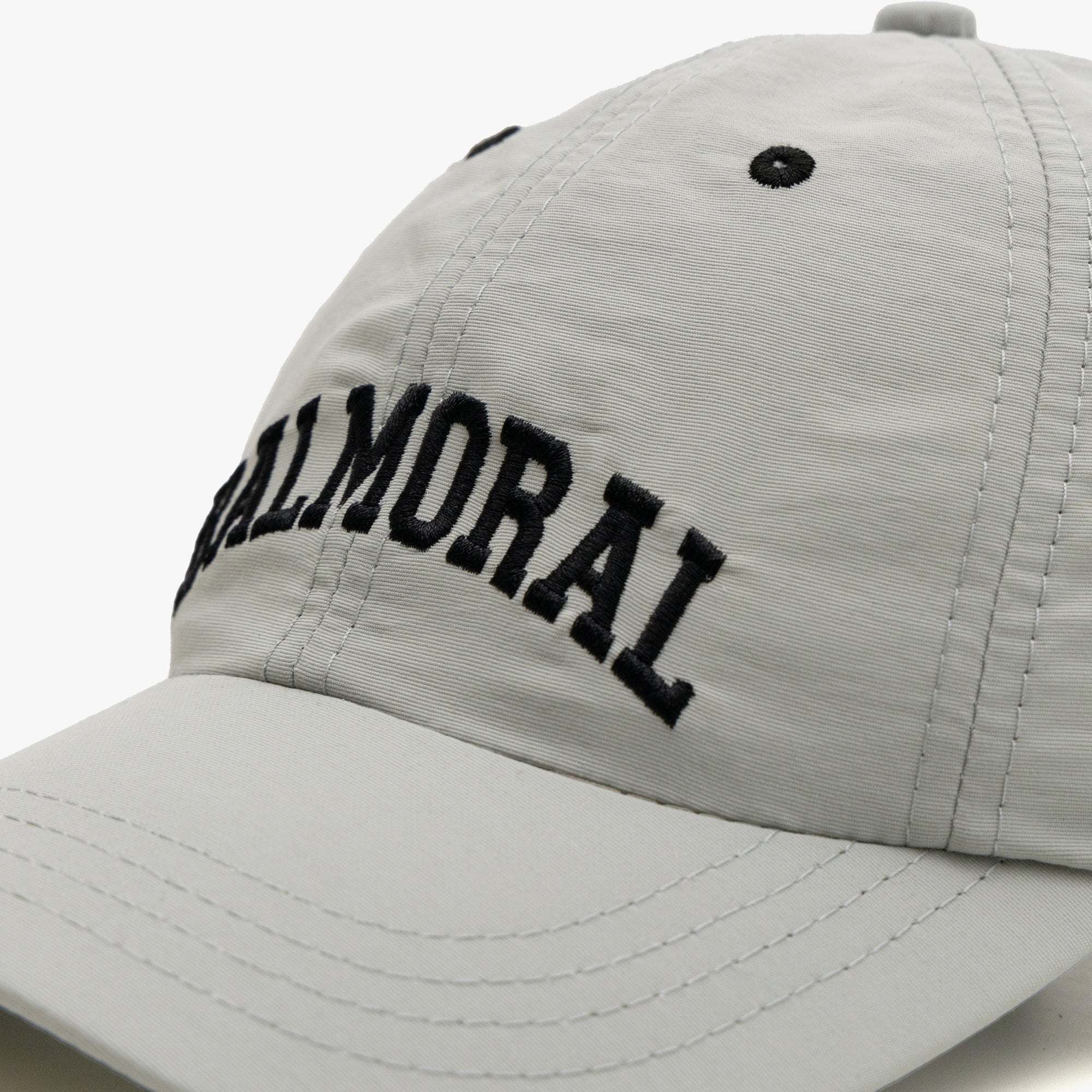 Balmoral Aberdeen 6 Panel Hat Silver Grey / Black